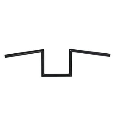 Imagem de CELOMT 8'' Rise 7/8'' 22Mm Guidão de Motocicleta Z Bar Drag Bar Fit Universal Preto Brilhante