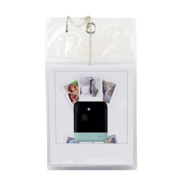 Imagem de Álbum Portátil Corrente em Aço para 6 Fotos Tamanho Polaroid