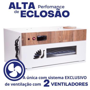 Imagem de Chocadeira Elétrica ALTA PERFORMANCE de ECLOSÂO Automática com 2 VENTI