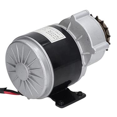 Imagem de Motor de Redução de Engrenagem DC, Motor Elétrico de Redução de Engrenagem de Escova Com Roda Dentada de 16 Dentes para Bicicletas Elétricas Scooter Bikes DC 12V 250W 330RPM