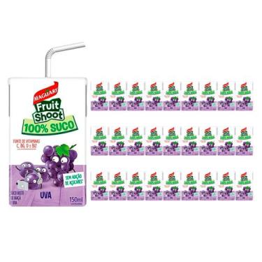 Imagem de Suco de Uva Maguary 100% Fruit Shoot 150ml 27 Unidades