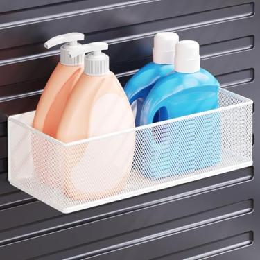Imagem de Prateleira magnética para máquina de lavar, prateleira de secadora, cesto magnético de fiapos para lavanderia, suporte de especiarias, organizador de cesta magnética para lavanderia e cozinha, 1