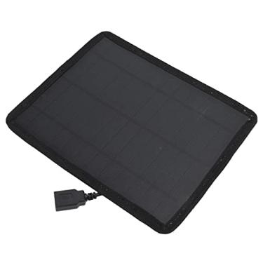 Imagem de Painel Solar para Câmera de Segurança, Painel Solar de Câmera 5.3W 6V Painéis Solares Solares para Câmeras Com Uma Estrutura Compacta e Leve para Viagem Ao Ar Livre