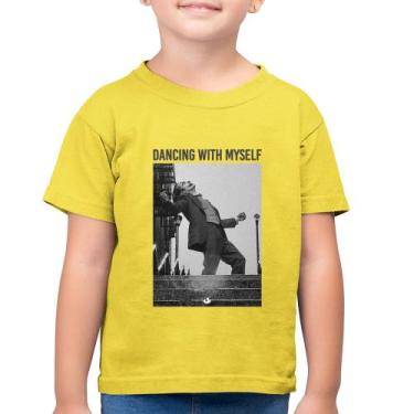 Imagem de Camiseta Algodão Infantil Dancing with myself - Foca na Moda, Amarelo 