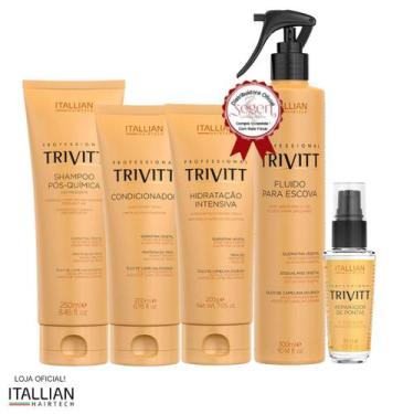 Imagem de Kit Trivitt Home Care com 05 produtos - Hidratação - Itallian Hairtech