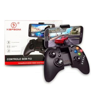 Imagem de Controle Para Jogar No Celular Joystick Gamer Bluetooth Android iOS - 