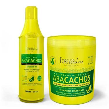 Imagem de Kit Shampoo e Mascara com Abacate Abacachos Forever Liss 