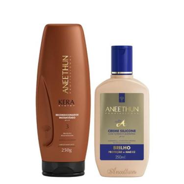 Imagem de Aneethun Kera System Kit Recondicionador Instantâneo e Creme de Silico