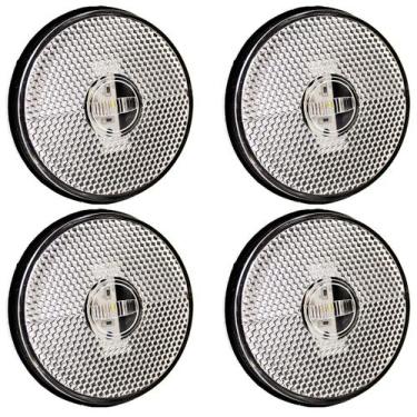 Imagem de 4 Lanterna Lateral Caminhão Carreta Baú Randon LED BIVOLT CR - Prime