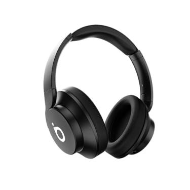 Imagem de Headphone de Ouvido Bluetooth 5.4 com Dobrável, Basike Fone de Ouvido ENC Redução de Ruído, Som Imersivo 40mm 30 Horas Reprodução da Bateria, Microfone Embutido, para Trabalho/Estudo/e Viagem(Preto)