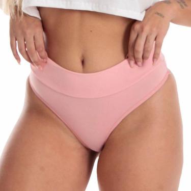 Imagem de Kit 3 Calcinhas Tanga Fio Duplo Cintura Alta  Dupla Lingerie - Renda-s