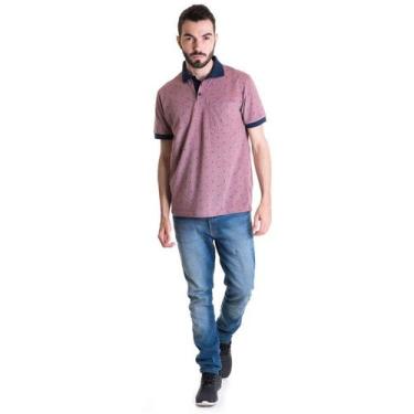 Imagem de Camisa Polo Masculina Manga Curta 33604 - Konciny confecções, Azul mar