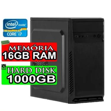 Imagem de Computador Cpu Intel Core I7 3.4ghz 16Gb Ram HD 1Tb - Intel i7 - ASTRO