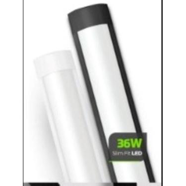 Imagem de Luminaria branca slim fit led 36w autovolt 6500k 3240lm - Lumanti