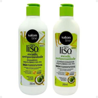 Imagem de Kit Salon Line Meu Liso Escudo Antiporosidade: Shampoo 300ml e Condici