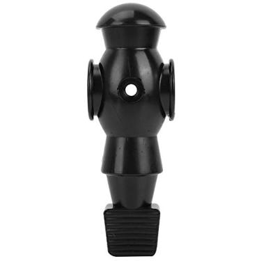 Imagem de Homens de Pebolim, Bonecas de Plástico Conjunto de 2 Mini -Jogadores Brancos Pretos, Alta Qualidade e Robustez Dos Atletas de Jogadores de Futebol para Jogos Internos, Instalação