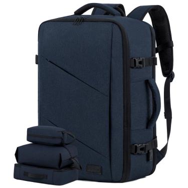 Imagem de Mochila de viagem LOVEVOOK Carry on 50L com porta USB azul marinho