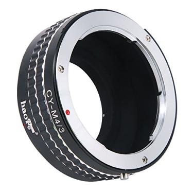 Imagem de Haoge — Adaptador de montagem manual de lente para Contax/Yashica C/Y CY para câmera de montagem Olympus e Panasonic Micro Four Thirds MFT M4/3 M43
