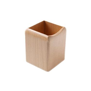 Imagem de Porta-lápis de escritório, organizador de mesa, acessórios de escritório, suporte de lápis, decoração de mesa, garfos, organizador de lápis, pote (cor: amarelo)