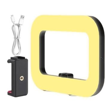Imagem de Luz do anel LED, luz do anel para telefone | Lâmpada de enchimento do estabilizador do smartphone | Anel de alto brilho portátil LED LIGHT LIGHT para transmissão ao, fotografia de produto