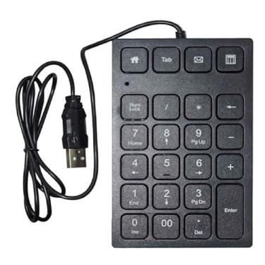 Imagem de TECLADO NUMÉRICO KP-2403 USB PRETO SEM LOGO