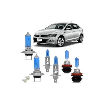 Imagem de Kit Lampadas Novo Polo Virtus 2017 2018 2019 H7 H1 H8 8500K