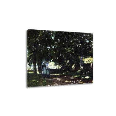 Imagem de Ossawa Tannerr pinturas famosas "Bois d'Amour" impressão de arte em tela reproduções de pintura a óleo arte de parede abstrata em tela para sala de estar 60 x 72 cm emoldurada