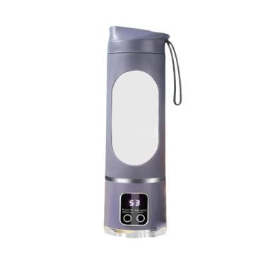 Imagem de IEUDNS Liquidificador portátil com 10 lâmina USB Recarregável Belo presente versátil misturador pessoal para smoothie and shakes for office cozinha, Roxo