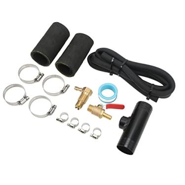 Imagem de 11025 Substituição do Kit de Conector do Tanque Auxiliar do Tanque de Transferência para o Kit de Instalação do Caminhão F350 F350 Sierra, Entregue Sem Vazamento, (Preto)