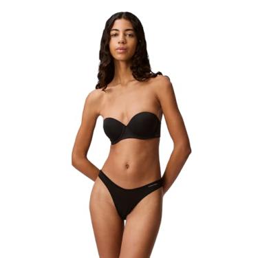 Imagem de Calvin Klein Sutiã feminino Ck push up sem alças, Preto 001, 34D