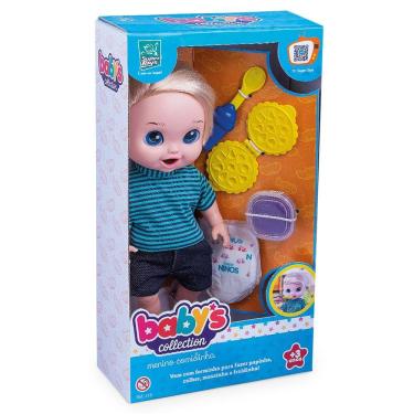 Imagem de Boneco Baby`S Collection Comidinha Menino Super Toys