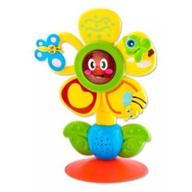 Imagem de Brinquedo Musical Flor Do Bebê Luz Giratório Ventosa Zoop - Zoop Toys
