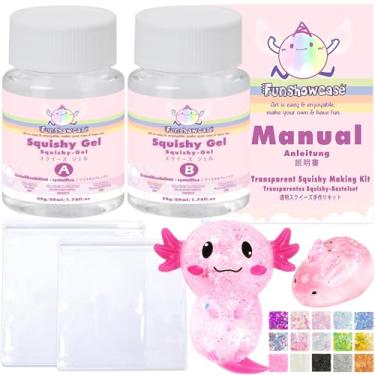 Imagem de Kit para hacer squishy Taba, gel transparente, goma flexible, cristal, silicona líquida, paquete de 3,5 oz