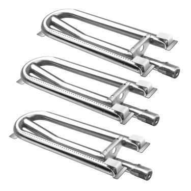 Imagem de Plowo Stainless Steel Grill Burners for DCS BBQ Grills 27DBQR, DCS 36 BGB36-BQARL, DCS 48 BGB48-BQARN, 3 Pack