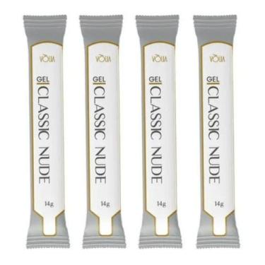 Imagem de Gel Classic Nude 14G Vlia Kit 4 Unidades - Vòlia Cosméticos