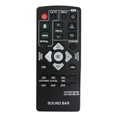 Imagem de ECONTROLLY Novo controle remoto COV30748160 COV30748128 para LG Soundbar Soundbar NB2540 NB2540A NB2540D NB2540ADEULLK NB2540NBADEULLK S24A1-W, S24A1W