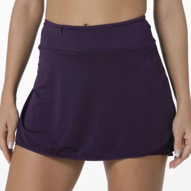 Imagem de Saia Shorts de Treino Feminina Mizuno Energy, Roxo, GG