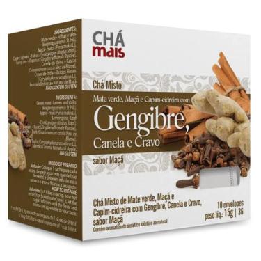 Imagem de Clinicmais Chá Maçã com Gengibre, Canela e Cravo 10 Sachês 15g - Chá M