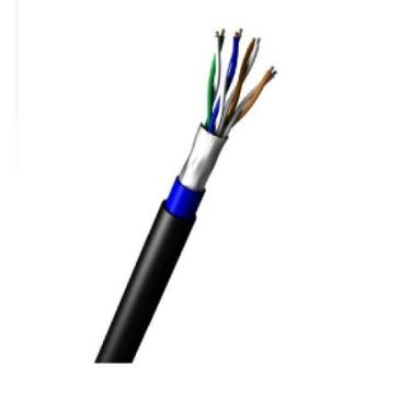 Imagem de Cabo De Rede F Utp Preto Cat5e Cmx Dupla Capa Blindado Por M