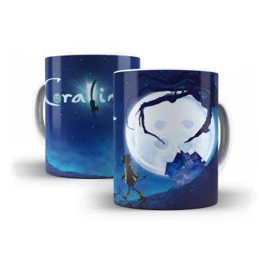 Imagem de Caneca Coraline Garden Em Cerâmica Branca 325ml