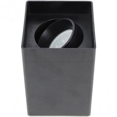 Imagem de Spot Clean Quadrado Sobrepor Preto - Bivolt