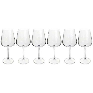 Imagem de Conjunto De Taças Para Vinho Branco Bohemia Ardea 450 Ml Em Cristal 6 Peças Transparente