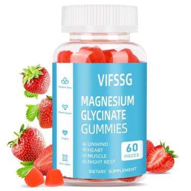 Imagem de Suplemento de magnésio Gummies VIFSSG 400 mg com L-treonato de magnési