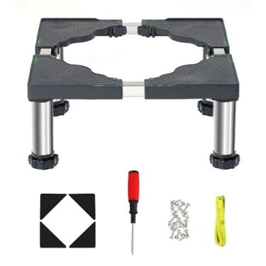Imagem de VXCICC Suporte Para Mini Geladeira De 7,5" A 8,6" Altura, Base Universal Ajustável Com 4 Pés Resistentes, Pedestal Resistente Lavadora E Secadora, Multifuncional Máquina Lavar, Geladeira, Lava-Louça