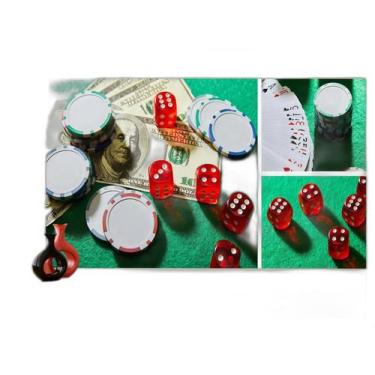 Imagem de Papel De Parede 3D Salão De Jogos Cartas Poker 3,5M Jcs93 - Você Decor