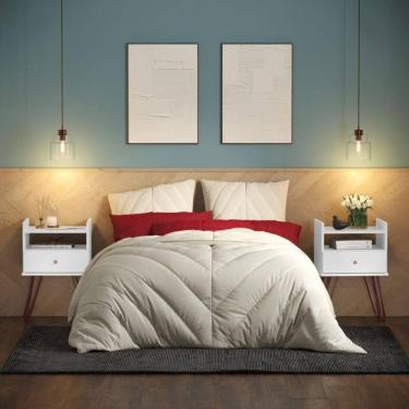 Imagem de Conjunto Mesa De Cabeceira Monet Branco