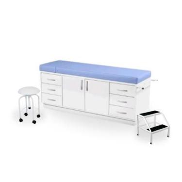 Imagem de Kit Divã Maca Clínica de Exame com Balcão - BR CIRURGICA, Água