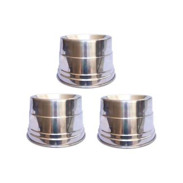 Imagem de 3 Comedouros Ergonômico - Comedouro Elevado P/ Gatos - Tam M - DM SOLU