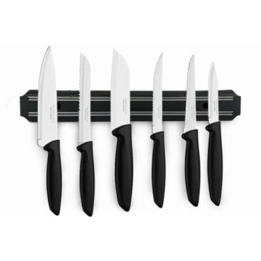 Imagem de Barra Magnética 33cm para Facas e Ferramentas – Suporte de Parede com Fixação Forte – Ideal para Cozinha, Oficina, Chaves, Escritório – Com Parafusos de Instalação