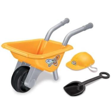 Imagem de Brinquedo Carriola Amarela Mestre De Obras Tilin
